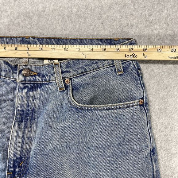 Levi Strauss 550 Jeans Mens Size 34x31 Straight Relaxed Faded Distressed‎ Denim - Picture 3 of 15